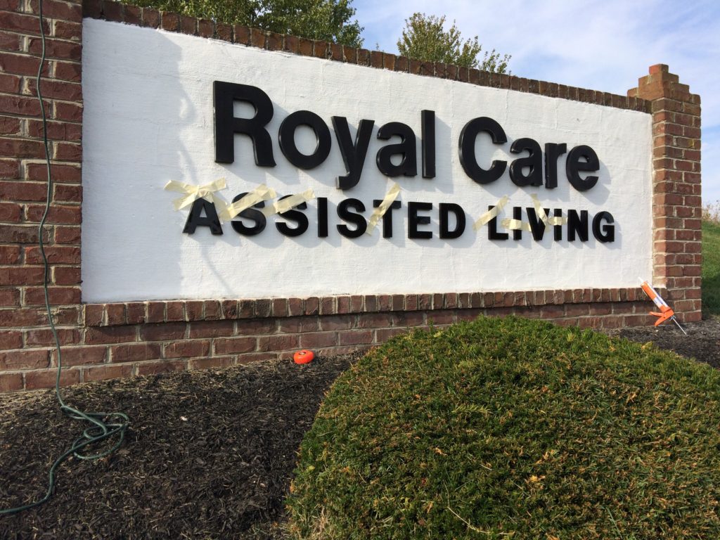 Changing Letters on Entrance Signs Augusta Sign Company