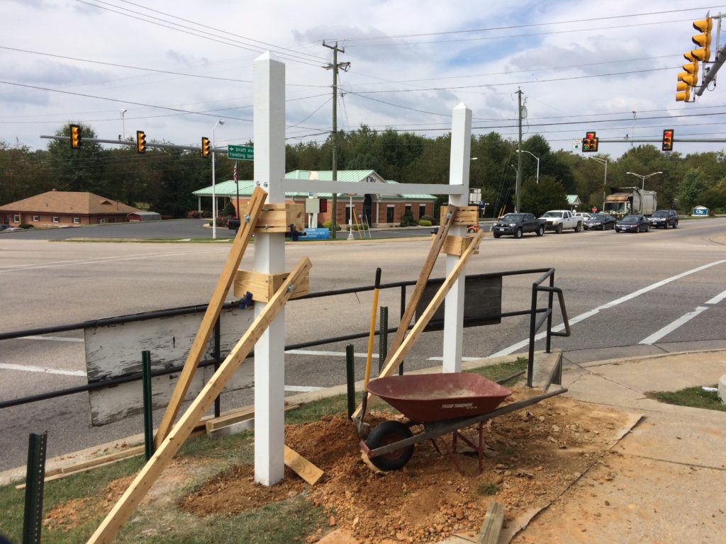 How to Install a Sign and Keep it Plumb - Augusta Sign Company